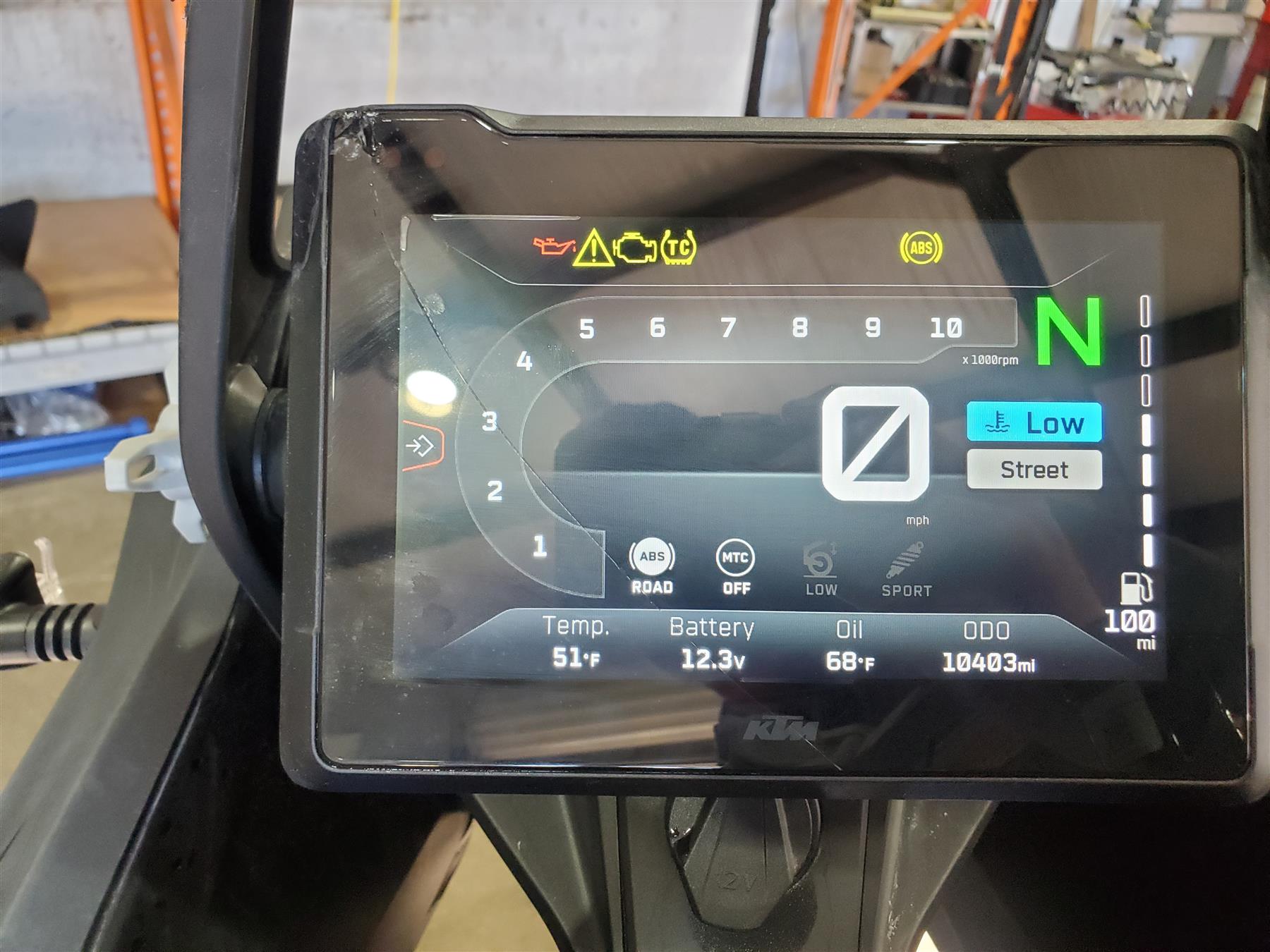 2022 KTM 1290 Super Adventure S Tft Dashboard Speedometer 10K READ 61914069000 {{ shop.shopifyCountryName }} - Mototech271