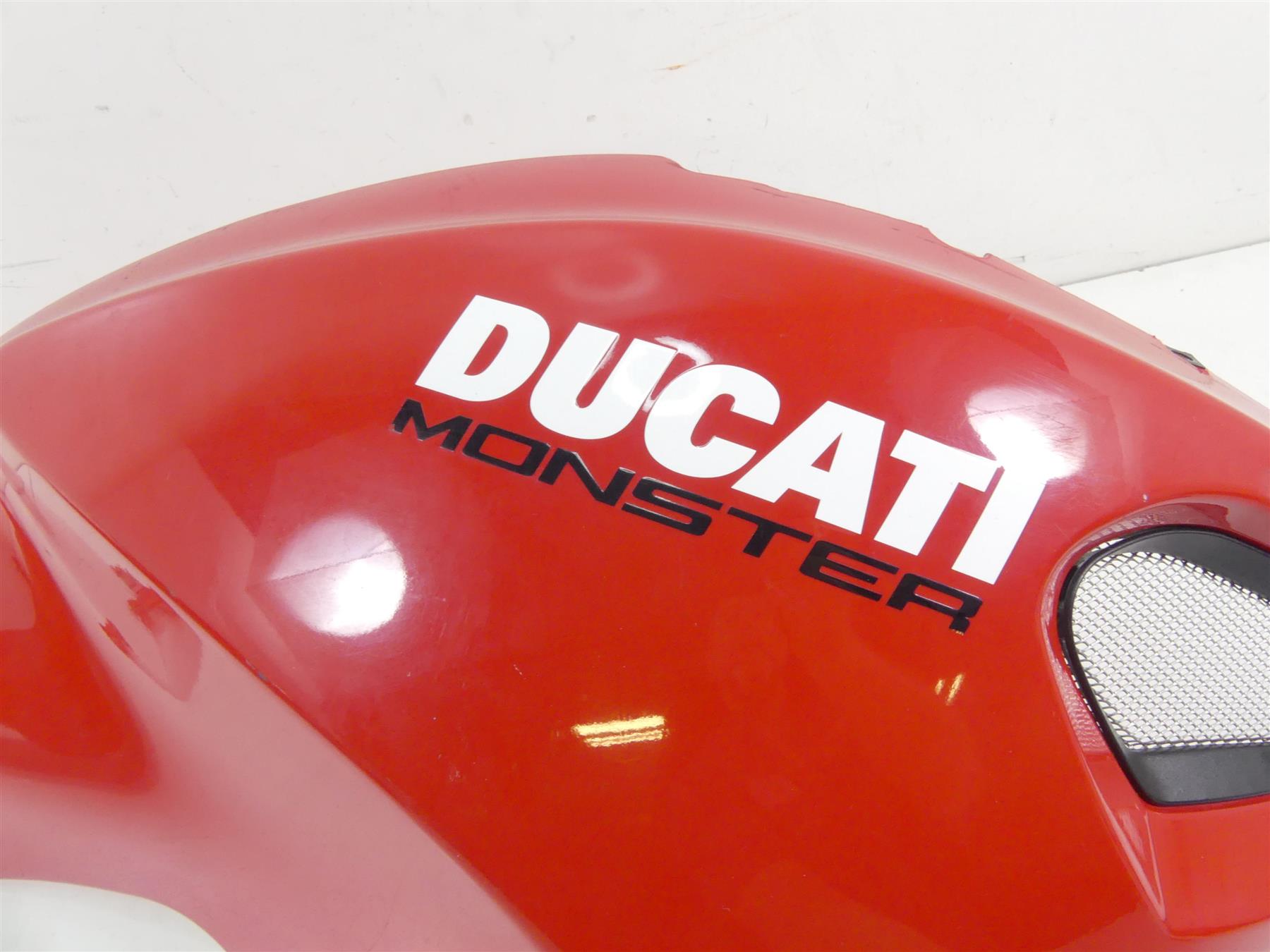 2009 Ducati Monster 1100 S Red Left Right Fuel Tank Cover Fairing Set 48012591D {{ shop.shopifyCountryName }} - Mototech271