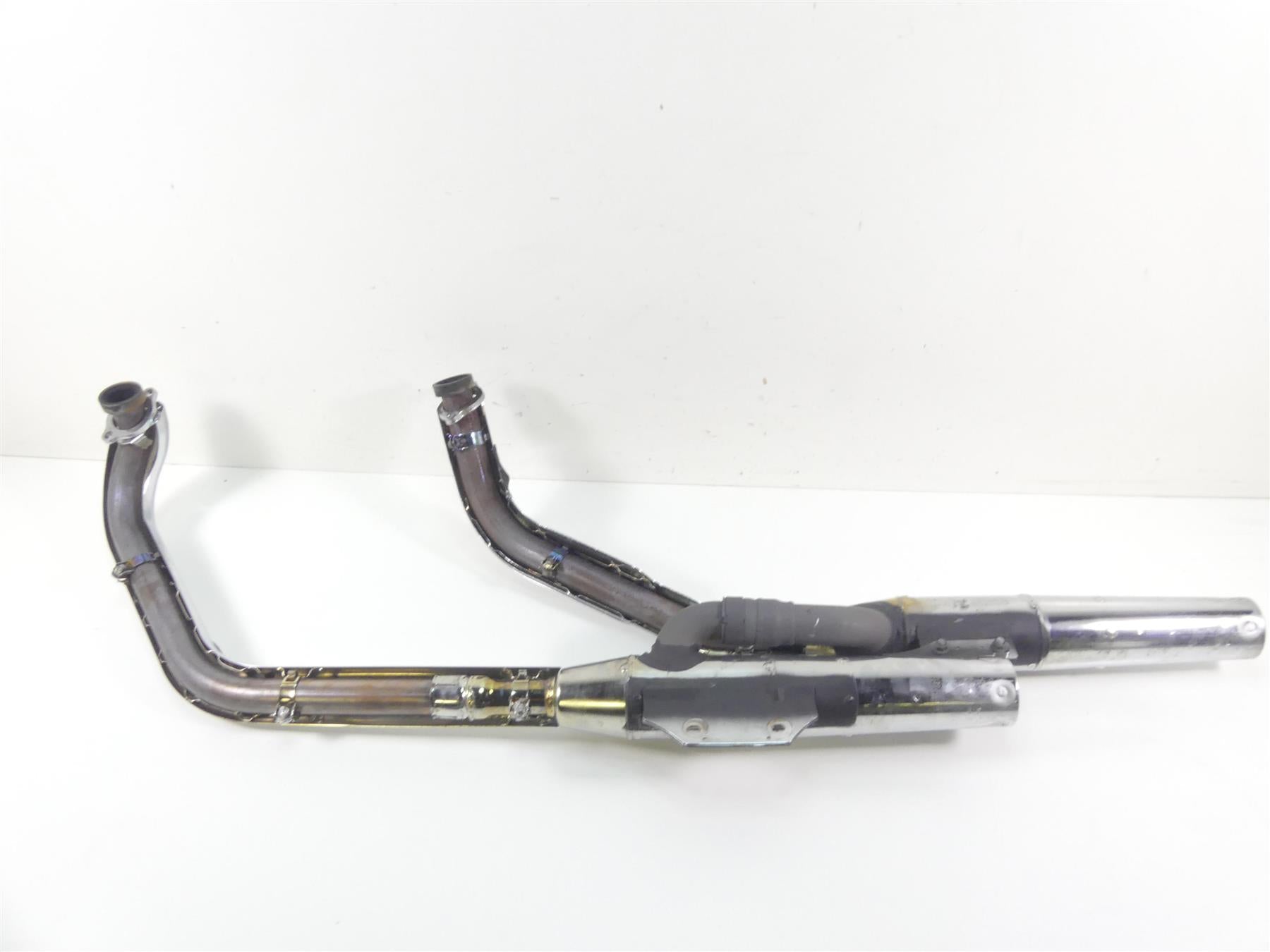 2007 Honda VT1100 C2 Shadow Oem Exhaust Header Muffler Pipe Set 18320-MAA-A01 {{ shop.shopifyCountryName }} - Mototech271