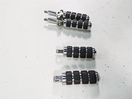 2006 Harley Softail FXSTSI Springer Front Rear Chrome Foot Peg Rest Set 50942-00 {{ shop.shopifyCountryName }} - Mototech271