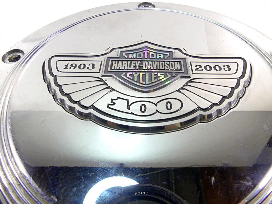 2003 Harley Touring FLHTCI E-Glide 100th Anniversary Derby Cover 25001-03 {{ shop.shopifyCountryName }} - Mototech271