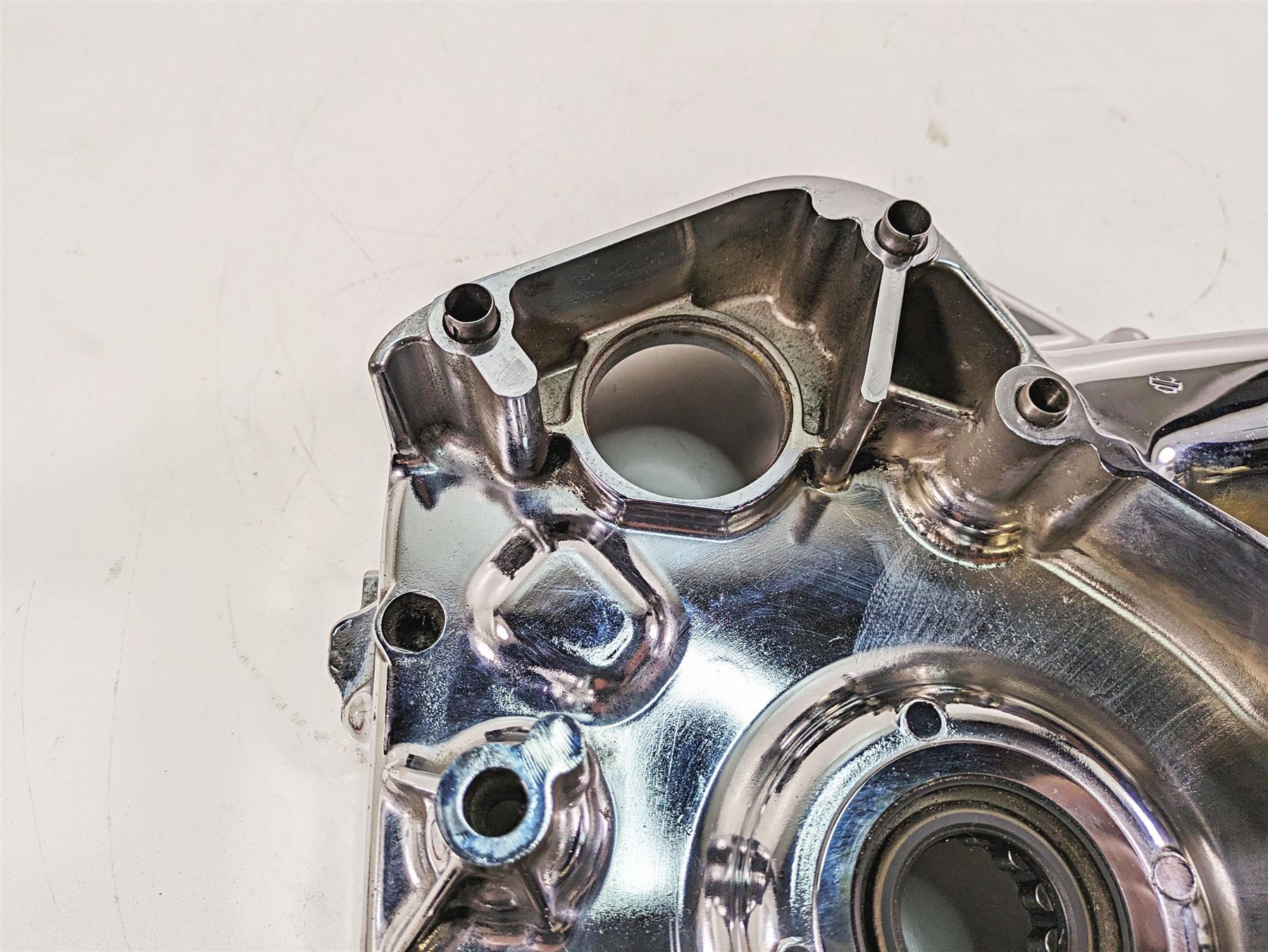 2011 Harley Touring FLTRU Road Glide Inner Primary Drive Chrome Cover 60756-07A {{ shop.shopifyCountryName }} - Mototech271