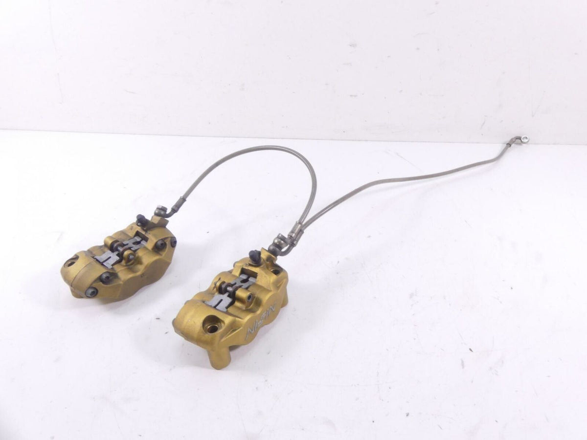 2009 Triumph Street Triple 675R Front Nissin Brake Caliper Set T2020375 T202037 {{ shop.shopifyCountryName }} - Mototech271
