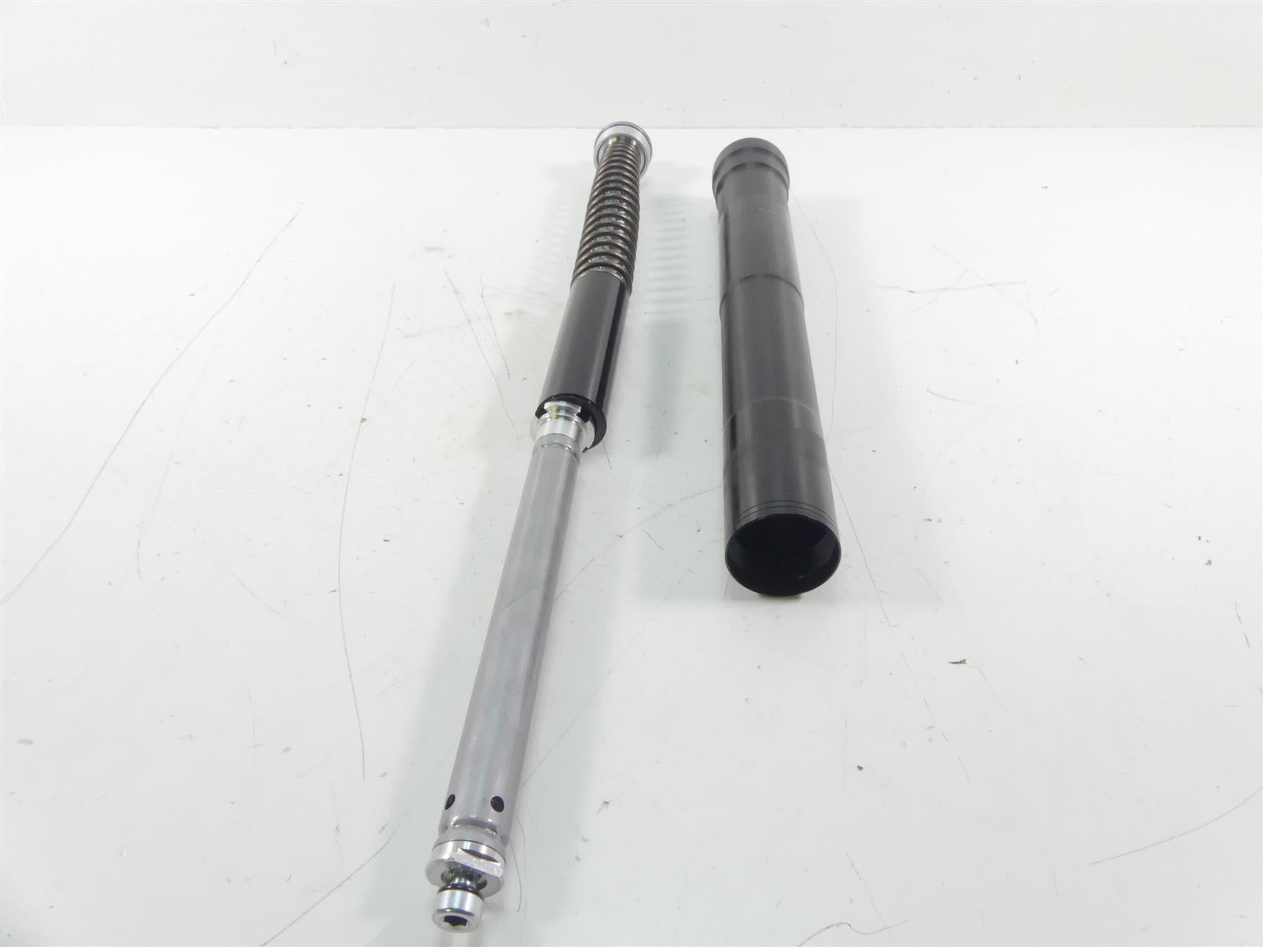 2015 Ducati Diavel Carbon Red Left Front Shock Internals + Outer Tube 34520841A {{ shop.shopifyCountryName }} - Mototech271