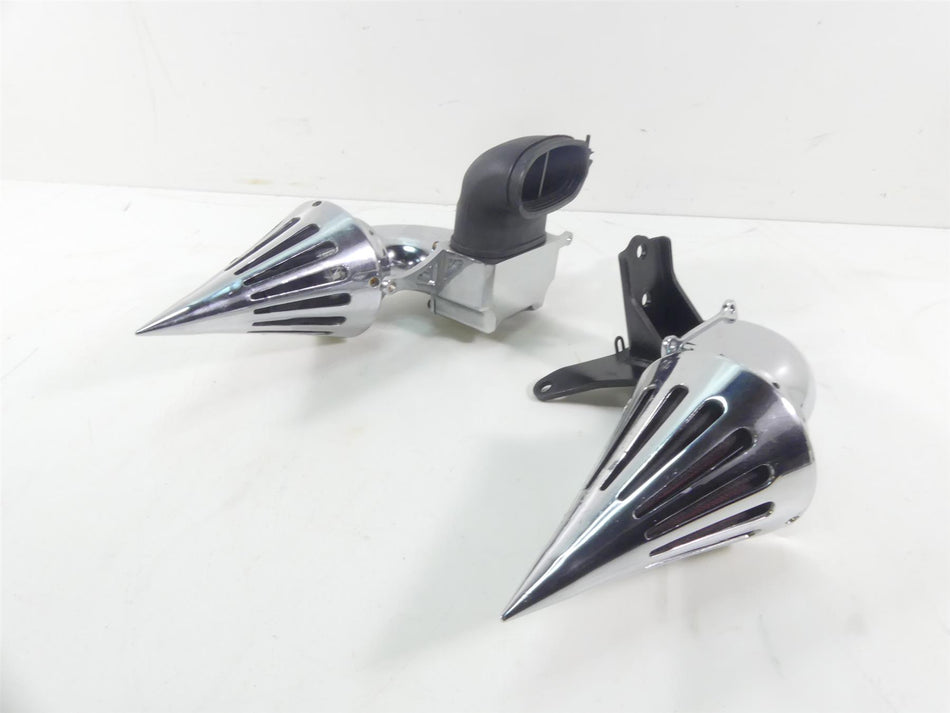 2004 Yamaha XV1700 Road Star Warrior Dual Spike Air Cleaner Breather Filter {{ shop.shopifyCountryName }} - Mototech271