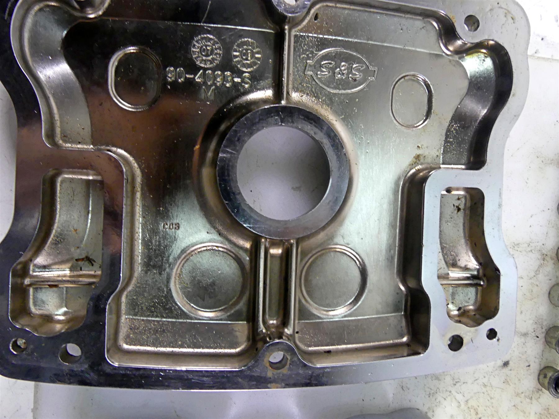 2009 Big Dog K9 117ci S&S Cycle Rocker Box Valve Cover Set 90-4093-S {{ shop.shopifyCountryName }} - Mototech271