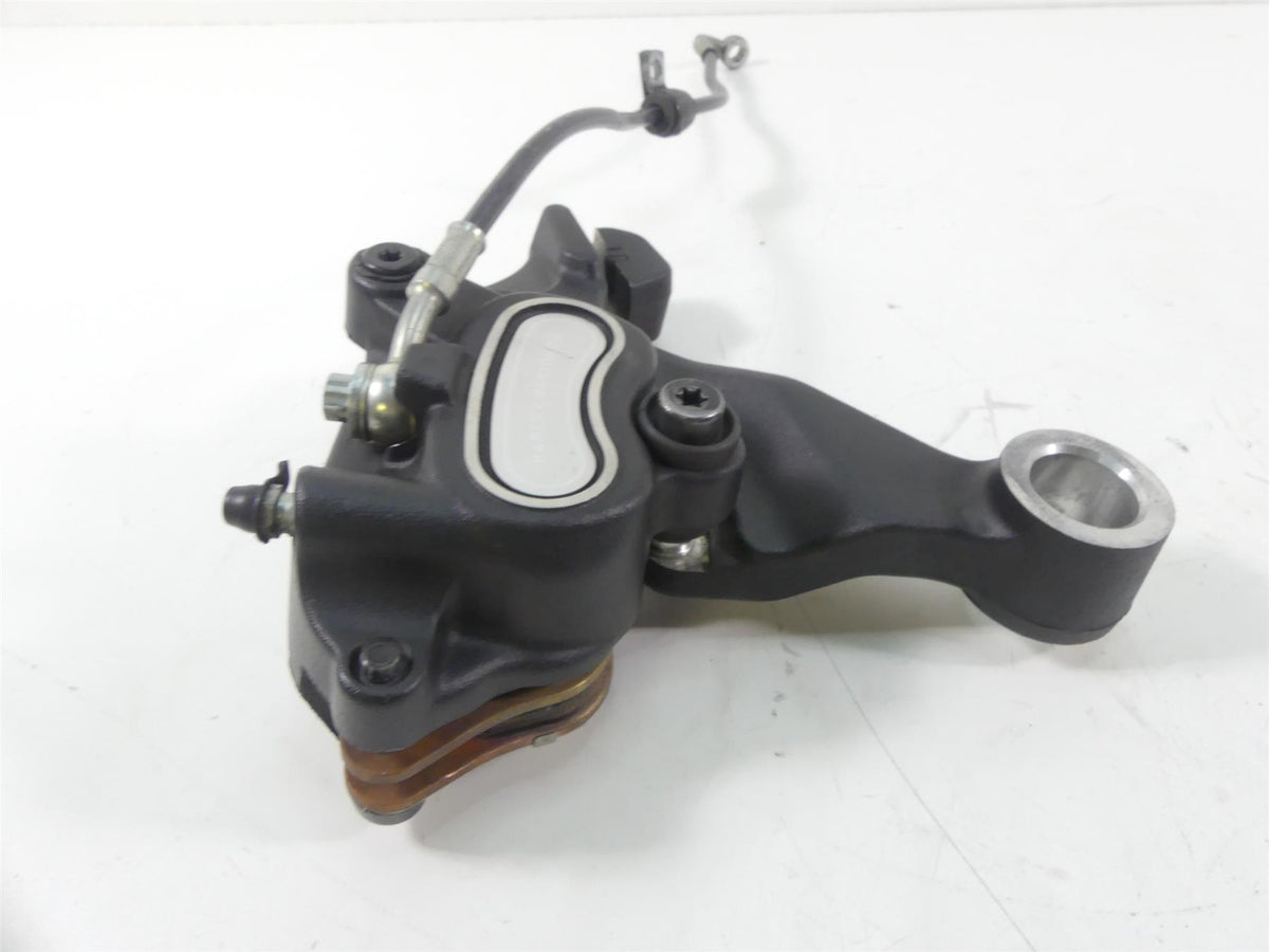 2009 Harley FXDF Dyna Fat Bob Rear Brake Caliper + Mount & Line 40908-08 {{ shop.shopifyCountryName }} - Mototech271