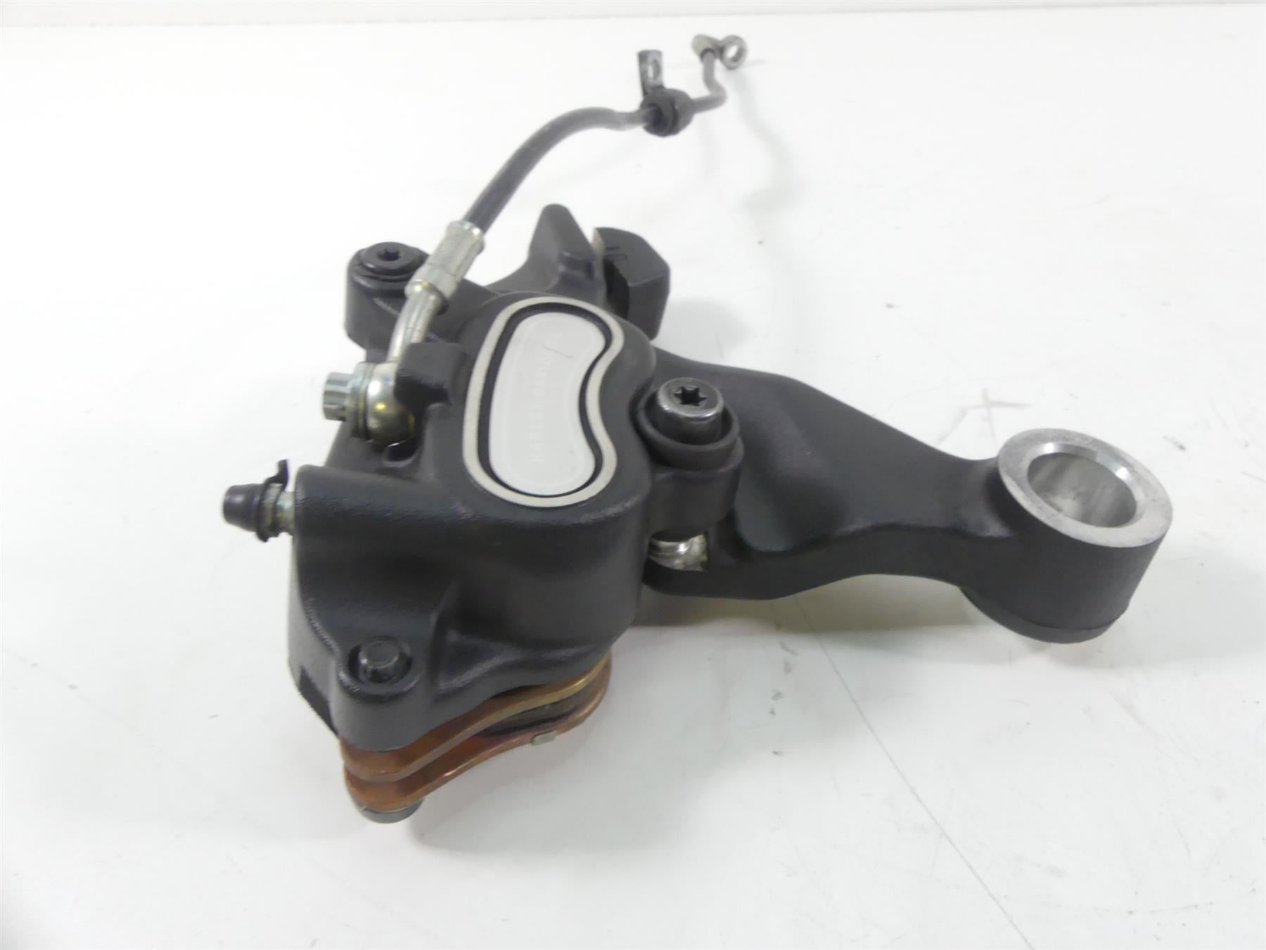 2009 Harley FXDF Dyna Fat Bob Rear Brake Caliper + Mount & Line 40908-08 {{ shop.shopifyCountryName }} - Mototech271