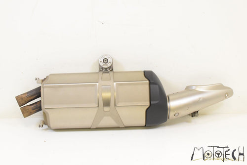 2014 BMW R1200 GS GSW OEM Exhaust Pipe Muffler Silencer 18518525082 | Mototech271