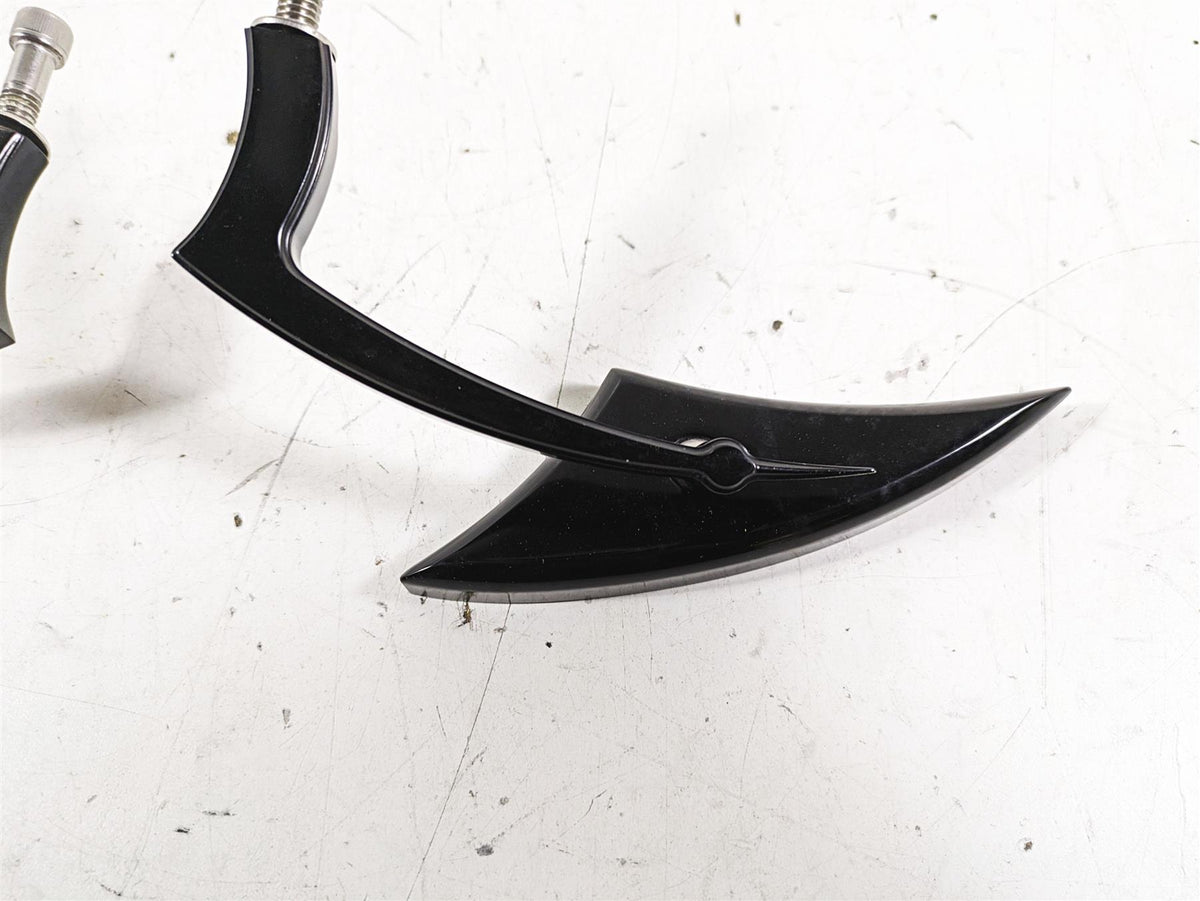 2015 Harley Touring FLHXS Street Glide Black Blade Rear View Mirror Set {{ shop.shopifyCountryName }} - Mototech271