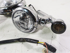 2007 Harley Touring FLHTCU SE CVO E-Glide Led Headlight Spot Light Set 69560-06