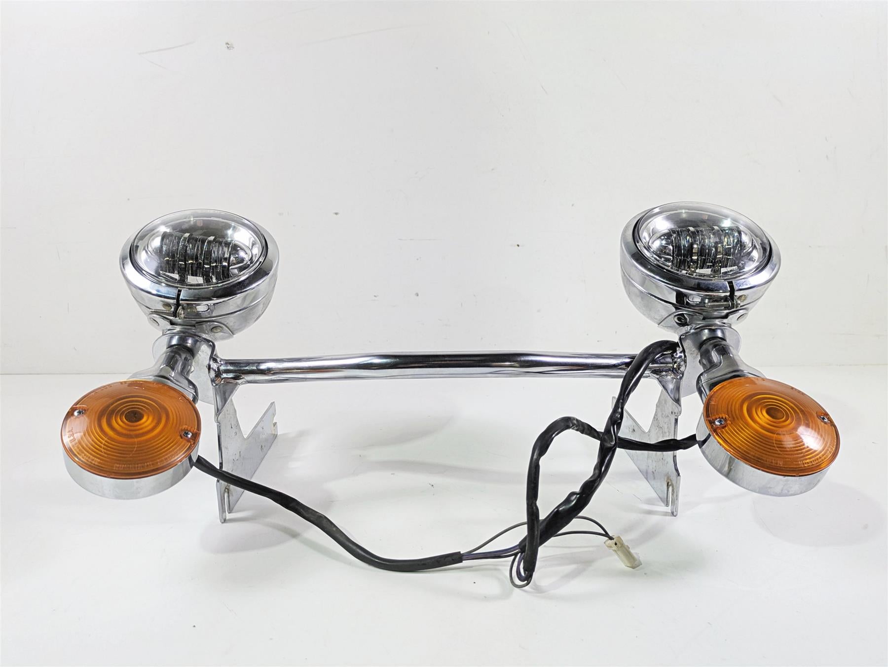 1999 Harley Touring FLHTCUI E-Glide Front LED Spotlight Blinker Bar Set 68712-94 {{ shop.shopifyCountryName }} - Mototech271