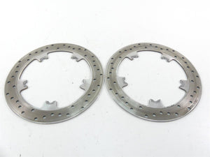2016 Harley FXDL Dyna Low Rider Front Brake Rotor Disc Set 4K Only 44553-06A | Mototech271