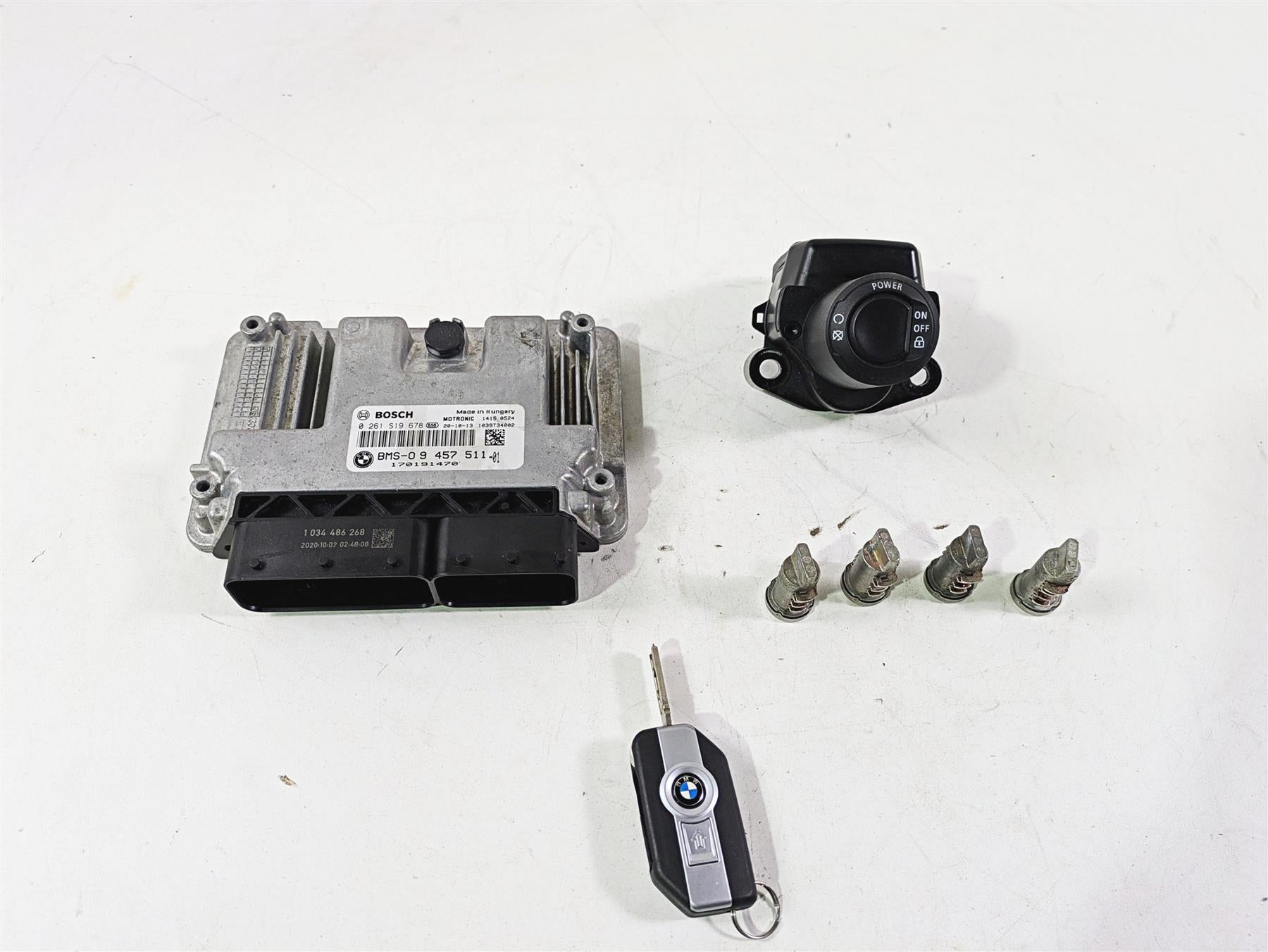 2021 BMW R1250GS K51 Adv Cdi Ecm Ignition Switch Key Set 66127108713 13619457511