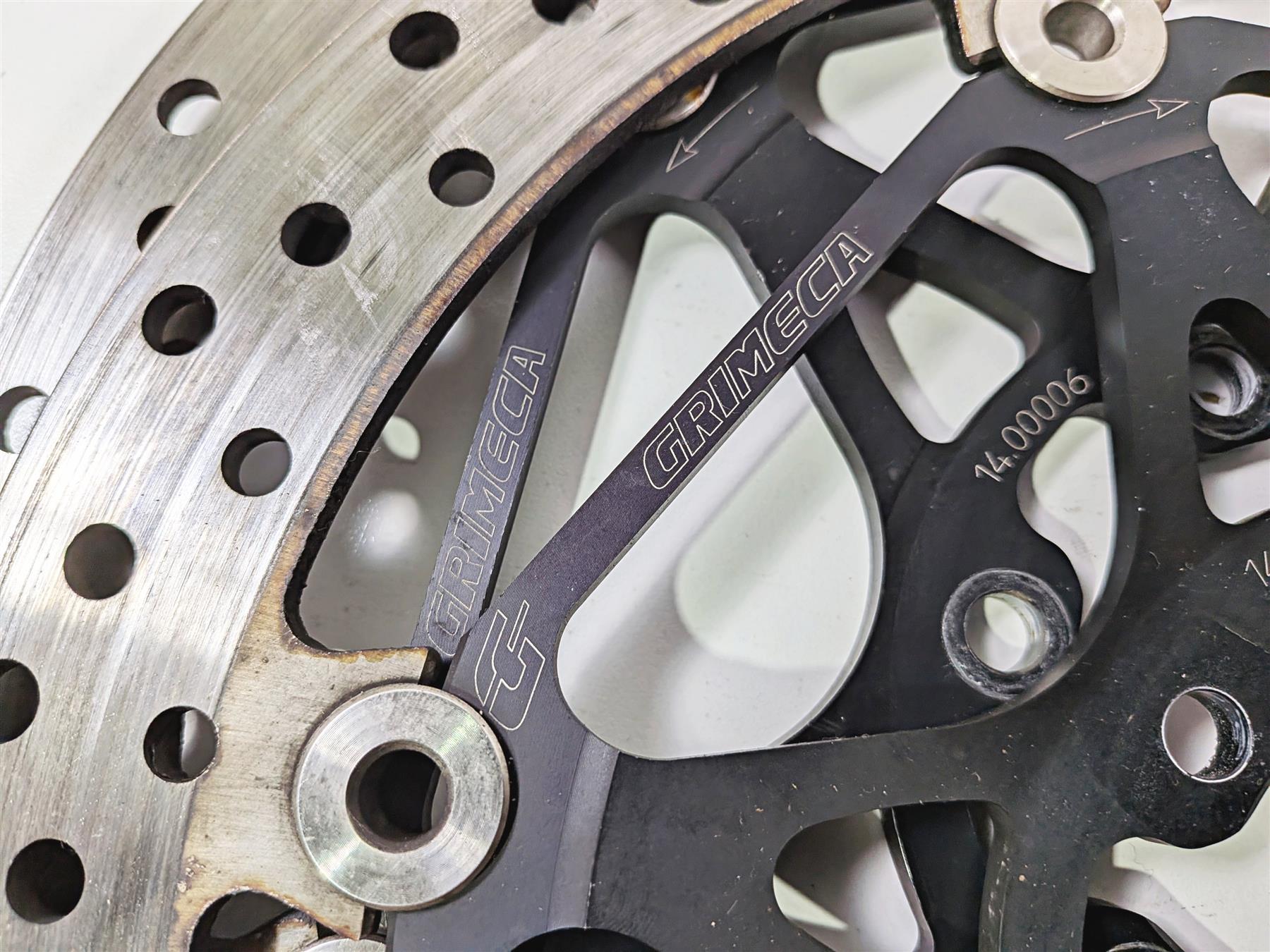 2014 Aprilia RSV4 RR Factory Front Brake Rotor Disc Grimeca 4.4mm 893135 893136 {{ shop.shopifyCountryName }} - Mototech271