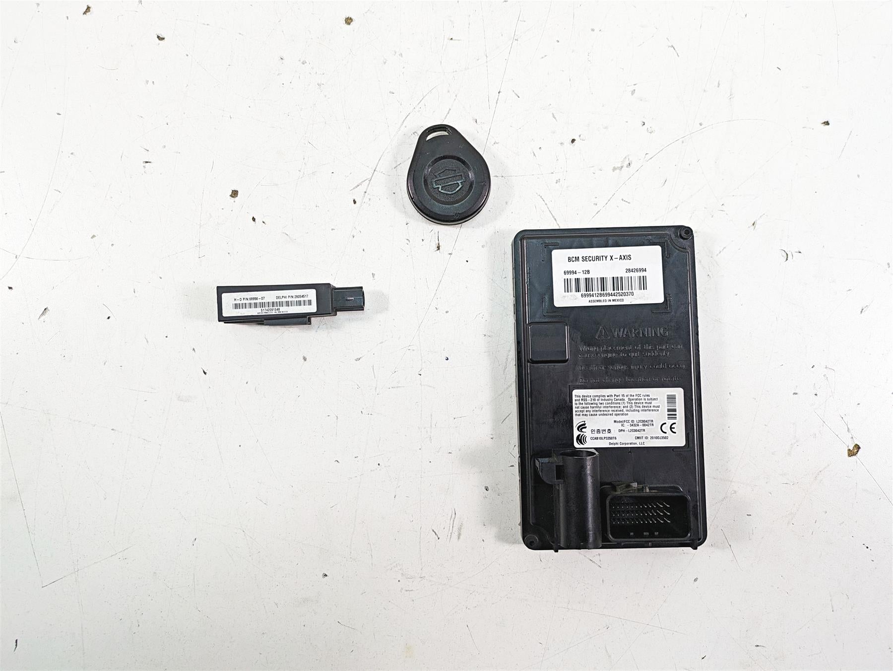2015 Harley Touring FLHXS Street Glide Bcm Body Control Module + Fob 69994-12B {{ shop.shopifyCountryName }} - Mototech271
