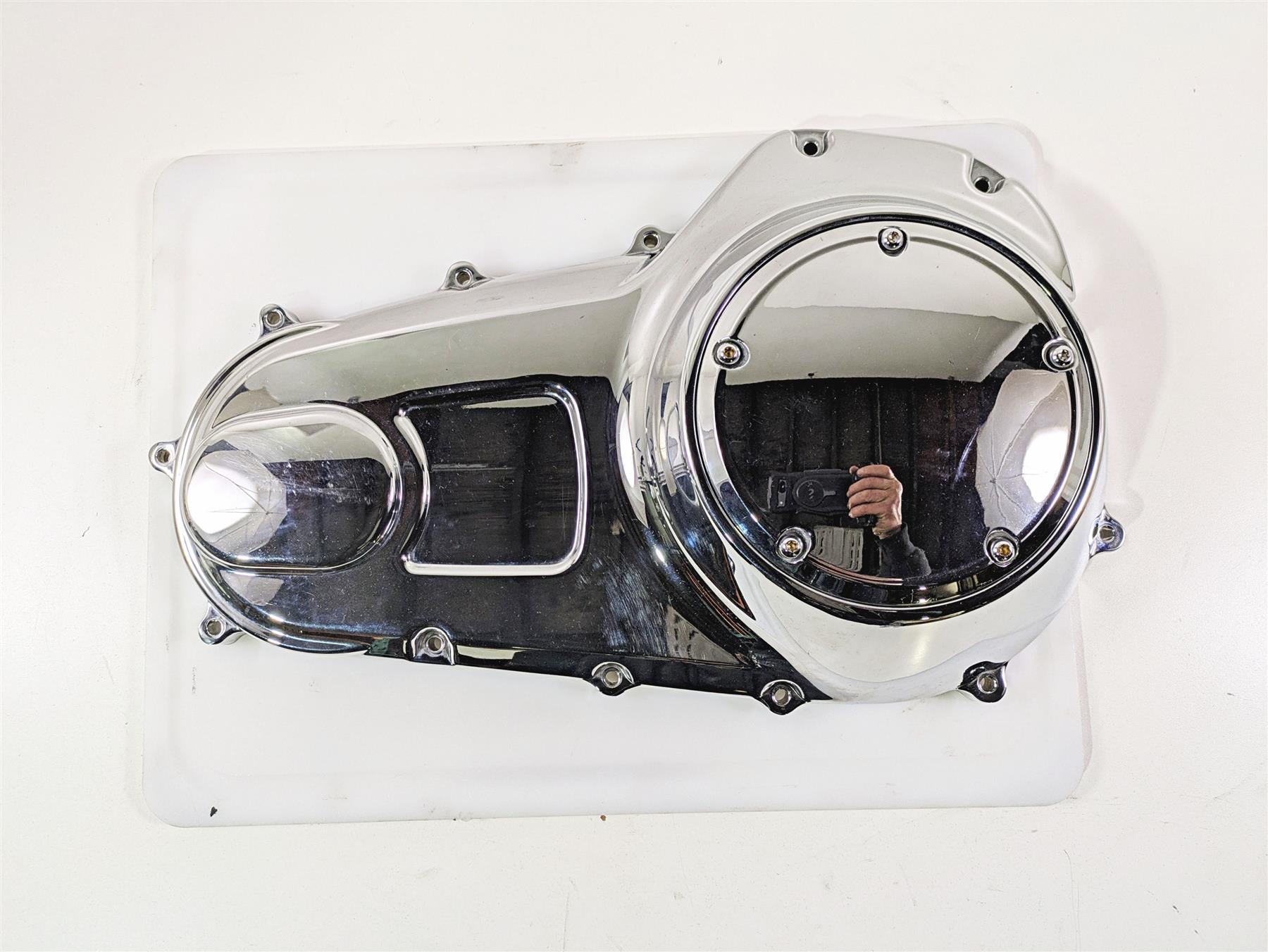 2009 Harley Touring FLHX Street Glide Outer Primary Drive Clutch Cover 60685-07 {{ shop.shopifyCountryName }} - Mototech271