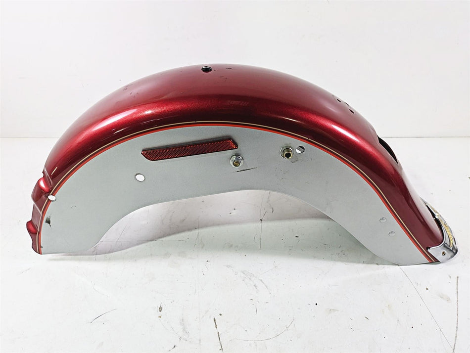 2004 Harley Softail FLSTF Fat Boy Rear Fender Sierra Red 59596-00A {{ shop.shopifyCountryName }} - Mototech271