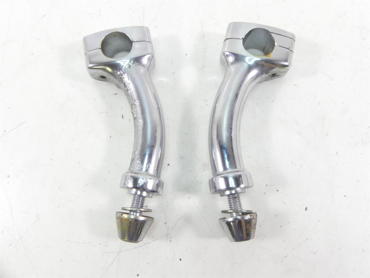 2002 Harley Softail FXSTDI Deuce Handlebar Handle Bar Riser Holder Set 56135-00A {{ shop.shopifyCountryName }} - Mototech271