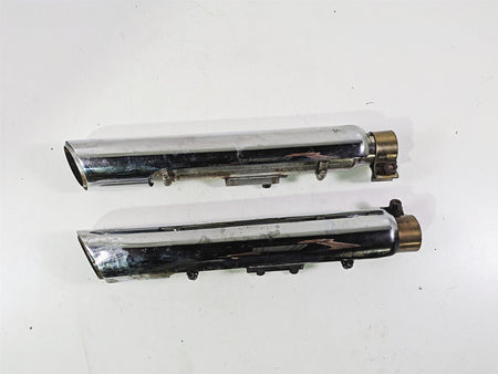 2017 Harley Softail Heritage Classic FLSTC Vance Hines Slash Cut Slip On Pipes 0740RC {{ shop.shopifyCountryName }} - Mototech271