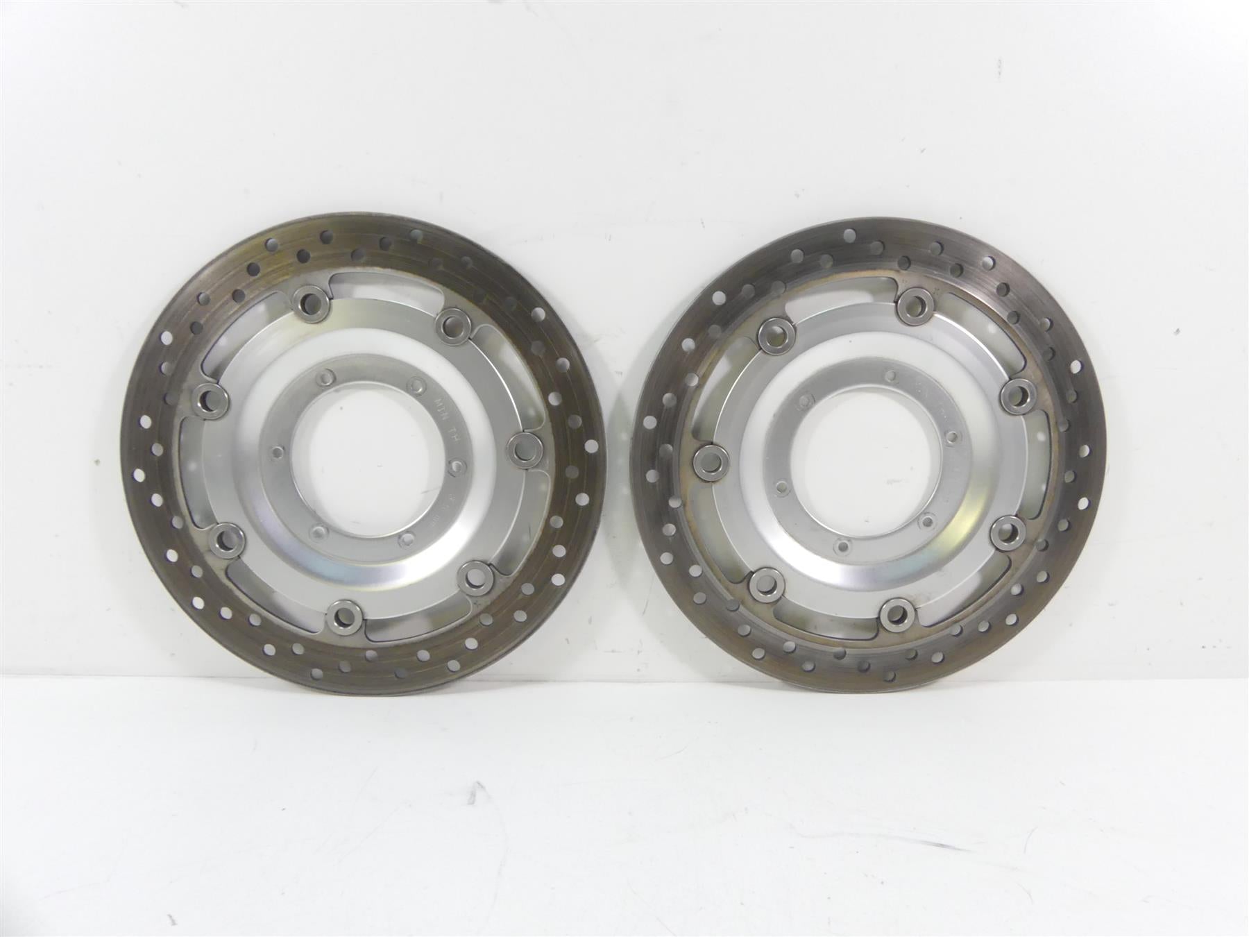 2008 Honda V-Twin VTX1800 N3 Front Brake Rotor Disc Set 45120-MCH-003 {{ shop.shopifyCountryName }} - Mototech271