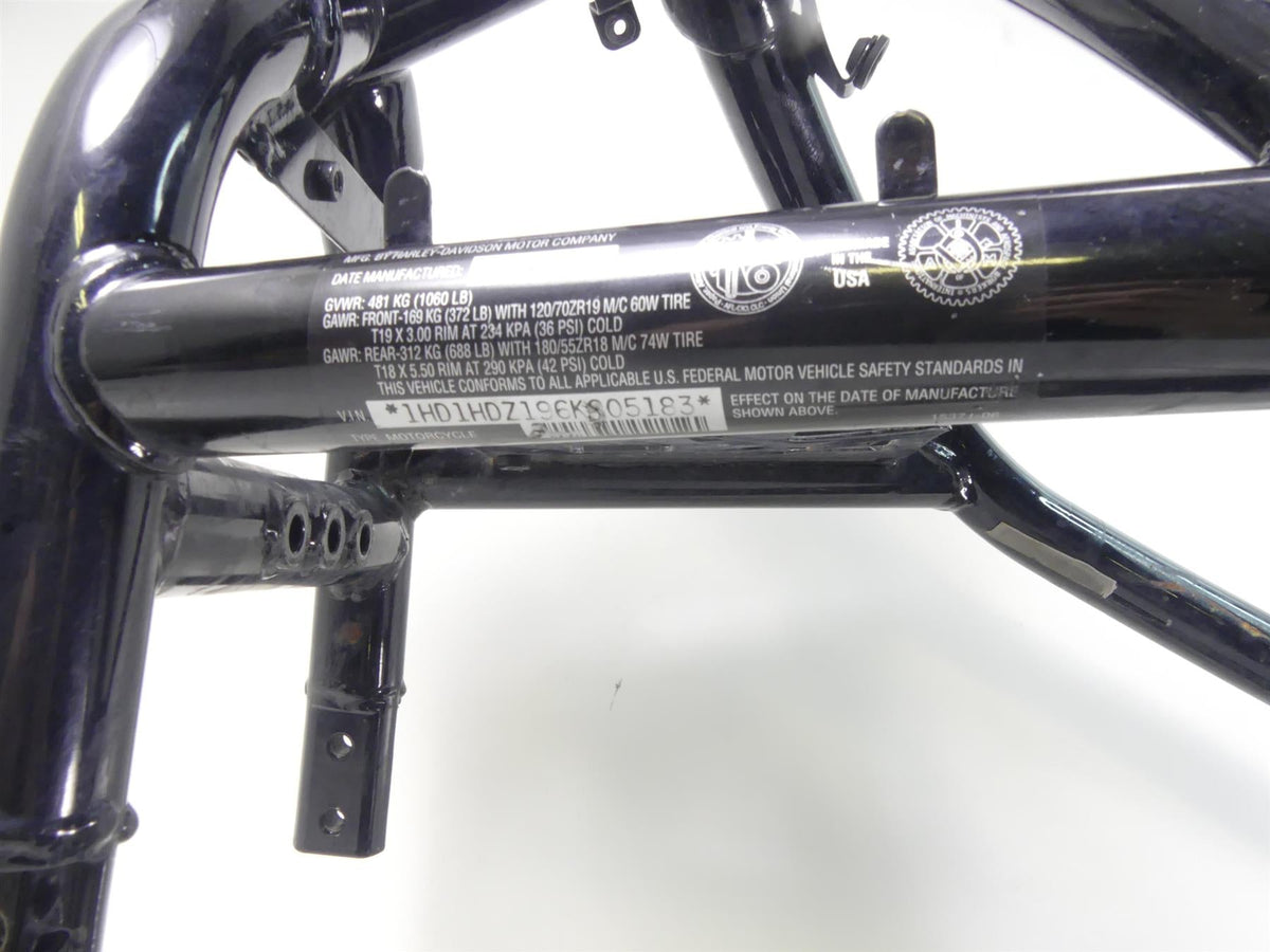 2006 Harley VRSCD Night V Rod Straight Main Frame Chassis - Slvg 48193-08BK {{ shop.shopifyCountryName }} - Mototech271