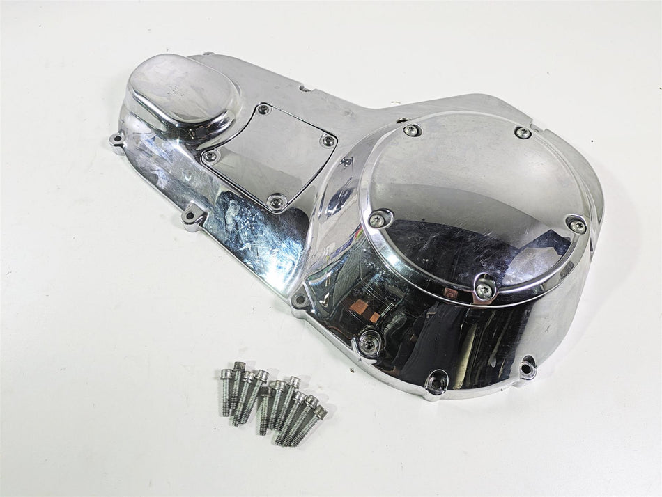 1999 Harley Touring FLHTCUI E-Glide Outer Primary Drive Clutch Cover 60685-99 {{ shop.shopifyCountryName }} - Mototech271