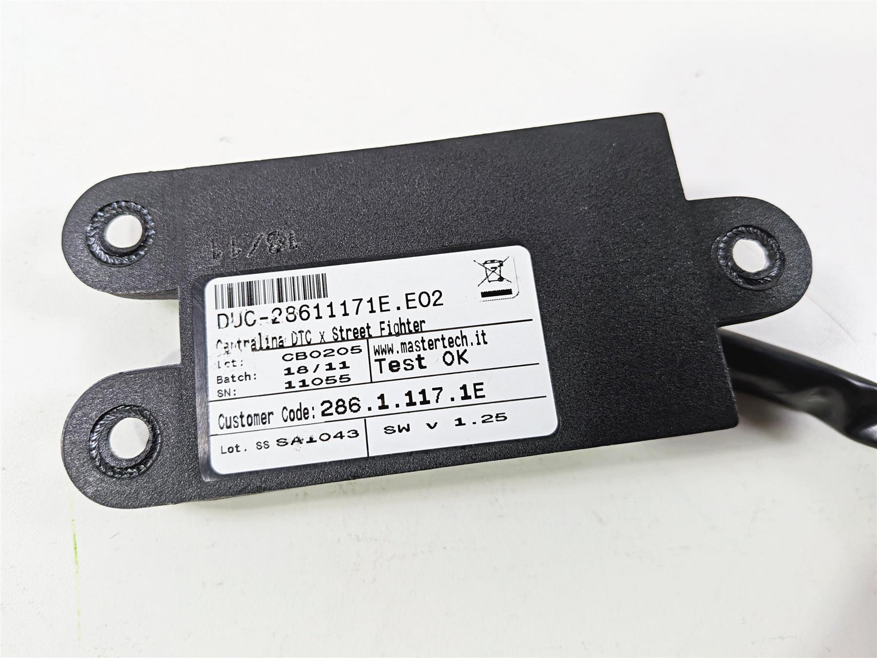 2011 Ducati Streetfighter 1098 S Traction Control Module Dtc 28611172E {{ shop.shopifyCountryName }} - Mototech271