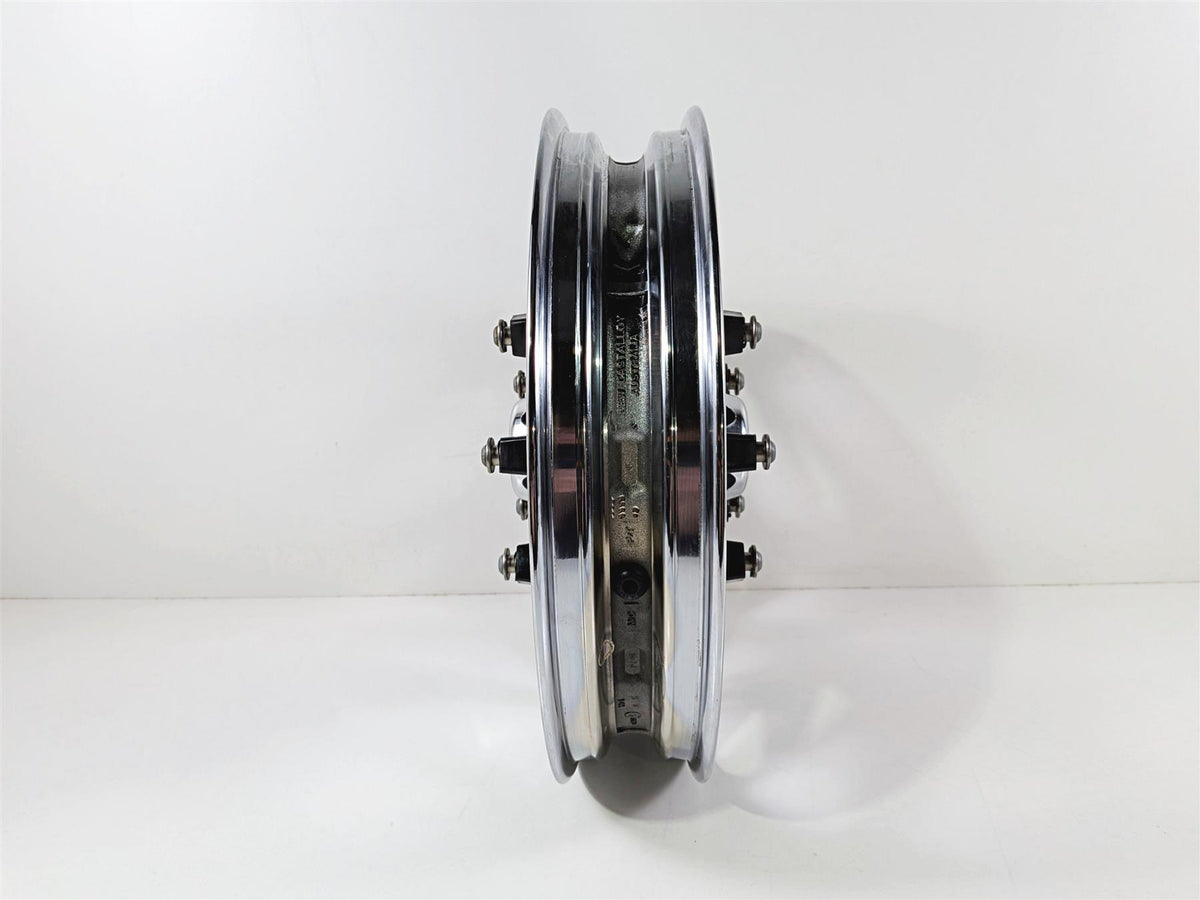 2018 Harley Touring FLHTCU Electra Glide Front Wheel Rim 17x3 Impeller Chrome 43300019-Mototech271