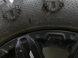 2017 Polaris General 1000 Oem 14x6 Wheel + Msa Motoclaw Tire Set 1522494 1522496 | Mototech271