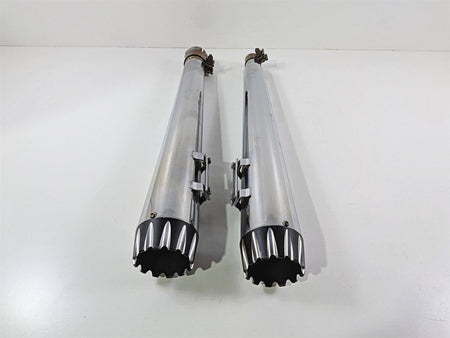 2018 Harley FLHTCU Touring Electra Glide Aftermarket Megaphone Slip On Mufflers-Mototech271