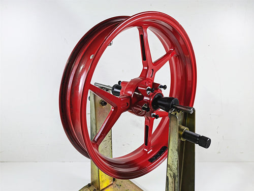 2019 Ducati Supersport 939 S Red Front Wheel Rim 17x3.5 .7mm Runout 50121783AD | Mototech271