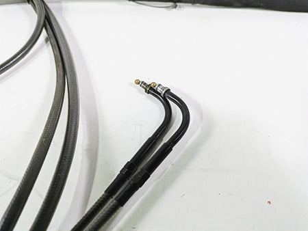 2014 Harley FXDL Dyna Low Rider Aftermarket Long Clutch Cable & Brake Line Set {{ shop.shopifyCountryName }} - Mototech271