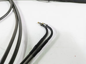 2014 Harley FXDL Dyna Low Rider Aftermarket Long Clutch Cable & Brake Line Set