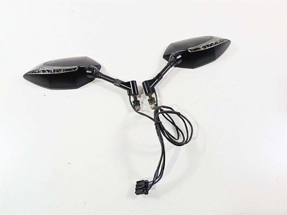 2013 Harley VRSCDX Night Rod Special Lucifer Magazi Rear Mirror Turn Signal LED-Mototech271
