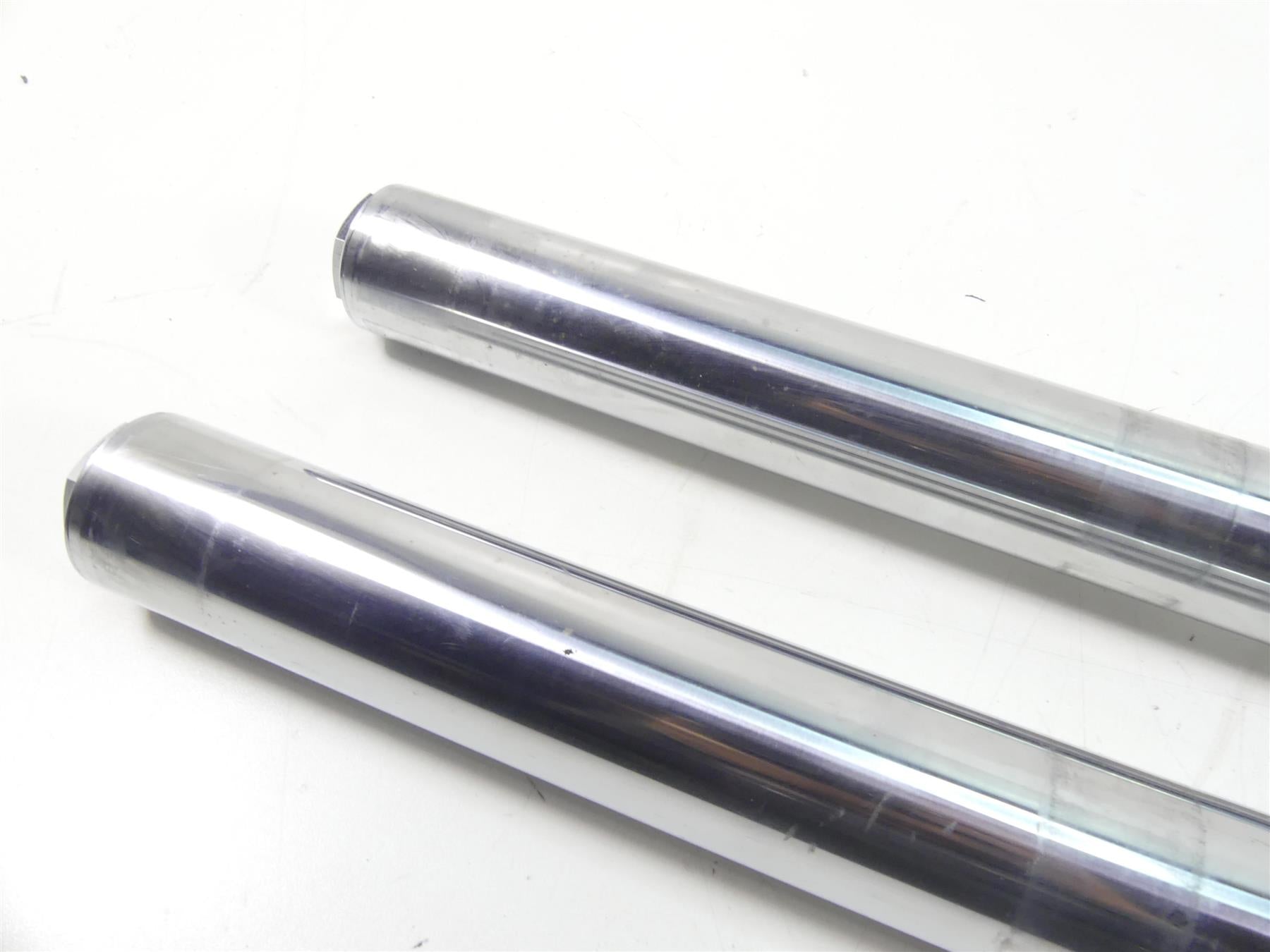 2010 Harley FXDWG Dyna Wide Glide Straight 49mm Front Fork Leg Set 48802-10A {{ shop.shopifyCountryName }} - Mototech271