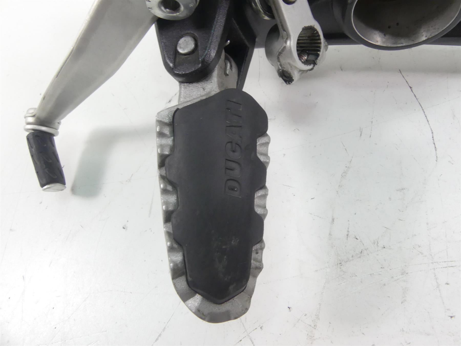 2018 Ducati Hypermotard 939 SP Left Footpegs + Mount & Shifter 82412111AA {{ shop.shopifyCountryName }} - Mototech271