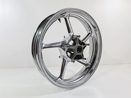 2008 Yamaha YZF R1 RN19 Front Rear Chrome Wheel Rim Set -READ 5VY-25168-00 {{ shop.shopifyCountryName }} - Mototech271
