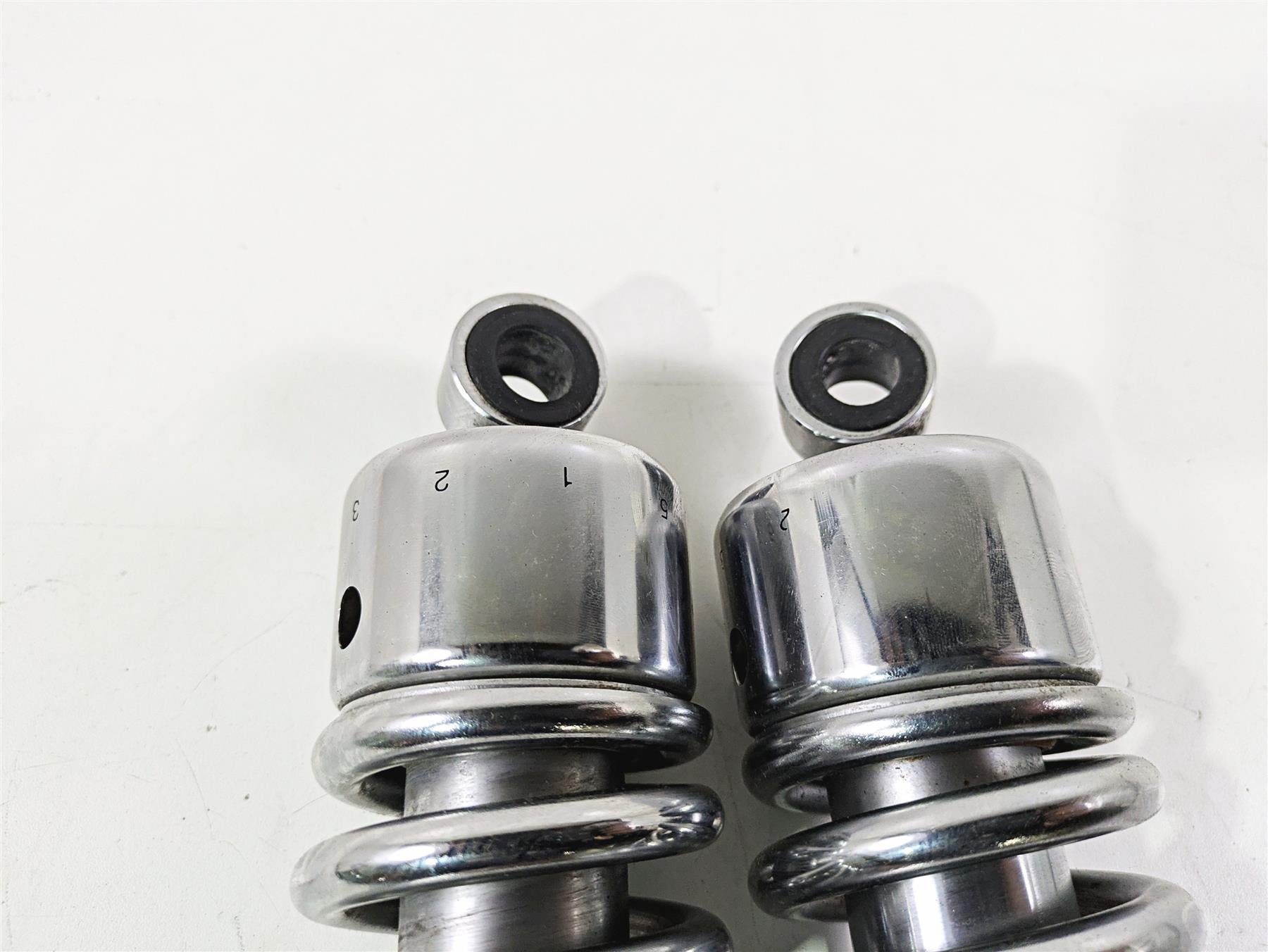 2006 Triumph Rocket 3 Rear Chrome Shock Damper Set T2055401 {{ shop.shopifyCountryName }} - Mototech271