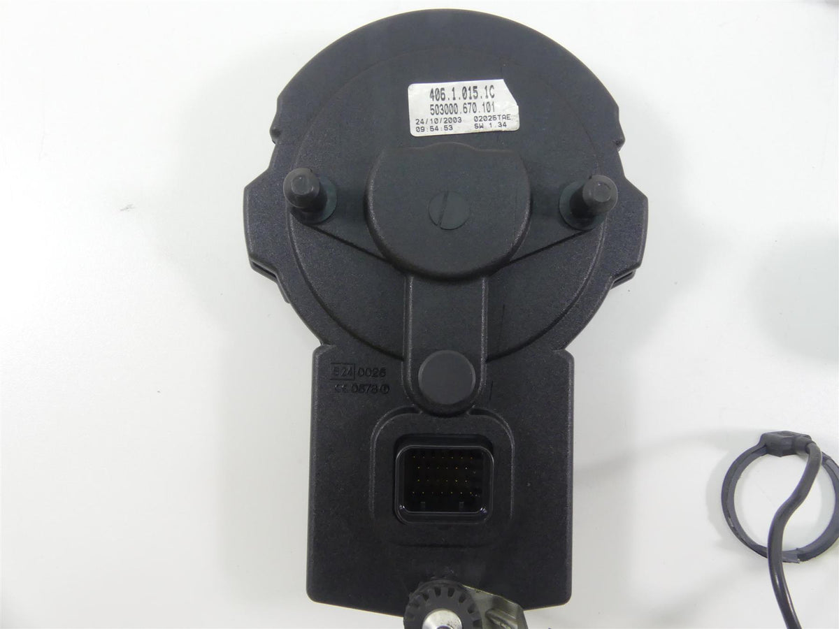 2004 Ducati 999 SBK Speedometer Cdi Ignition Switch Set 22K 40610151C 28640801D {{ shop.shopifyCountryName }} - Mototech271