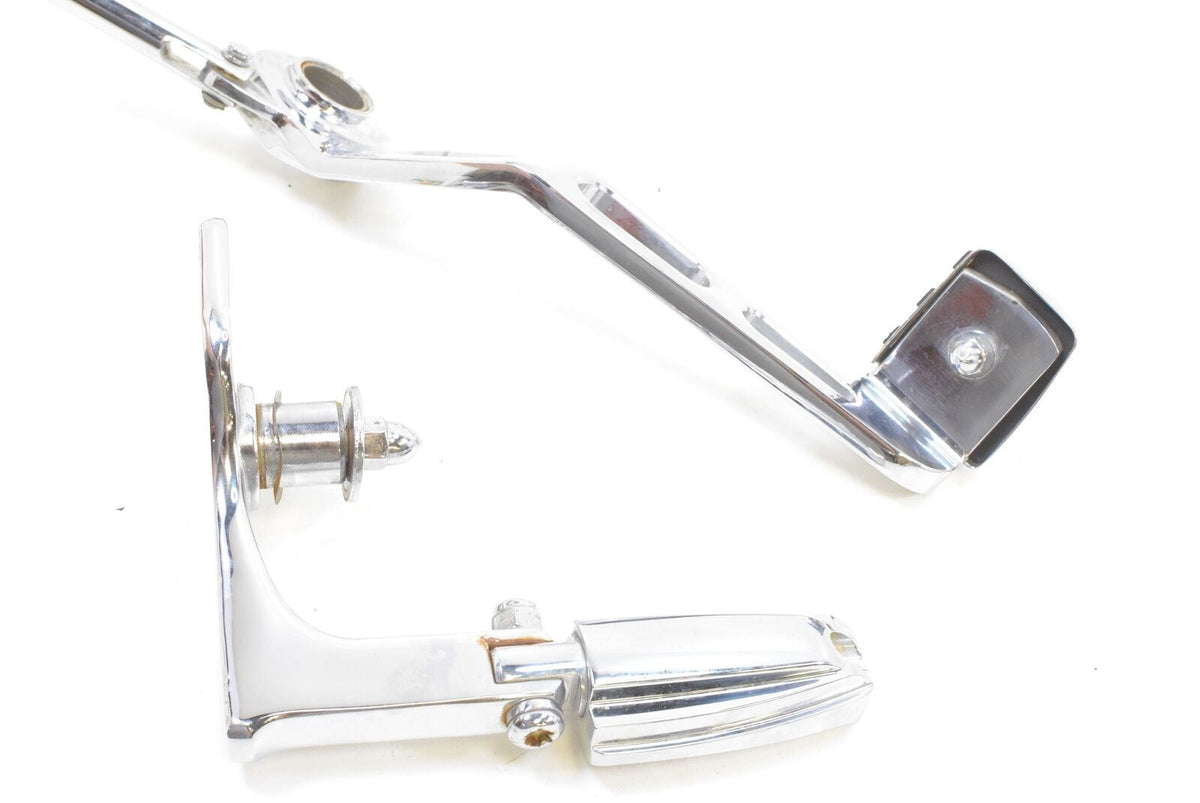 2000 Harley Dyna FXD Super Glide Chrome Forward Foot Peg Shifter Brake Pedal Set {{ shop.shopifyCountryName }} - Mototech271