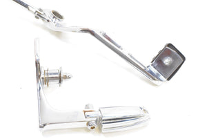 2000 Harley Dyna FXD Super Glide Chrome Forward Foot Peg Shifter Brake Pedal Set