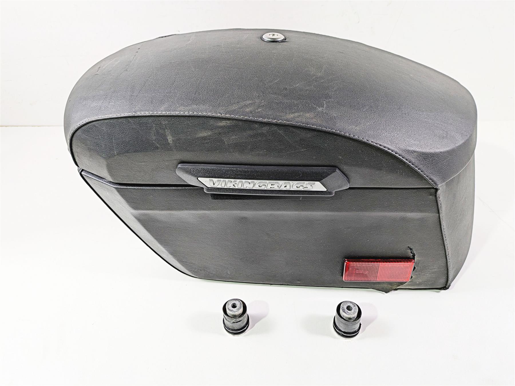 2016 Indian Chief Classic Viking Bags Leather Covered Left Saddlebag - Read