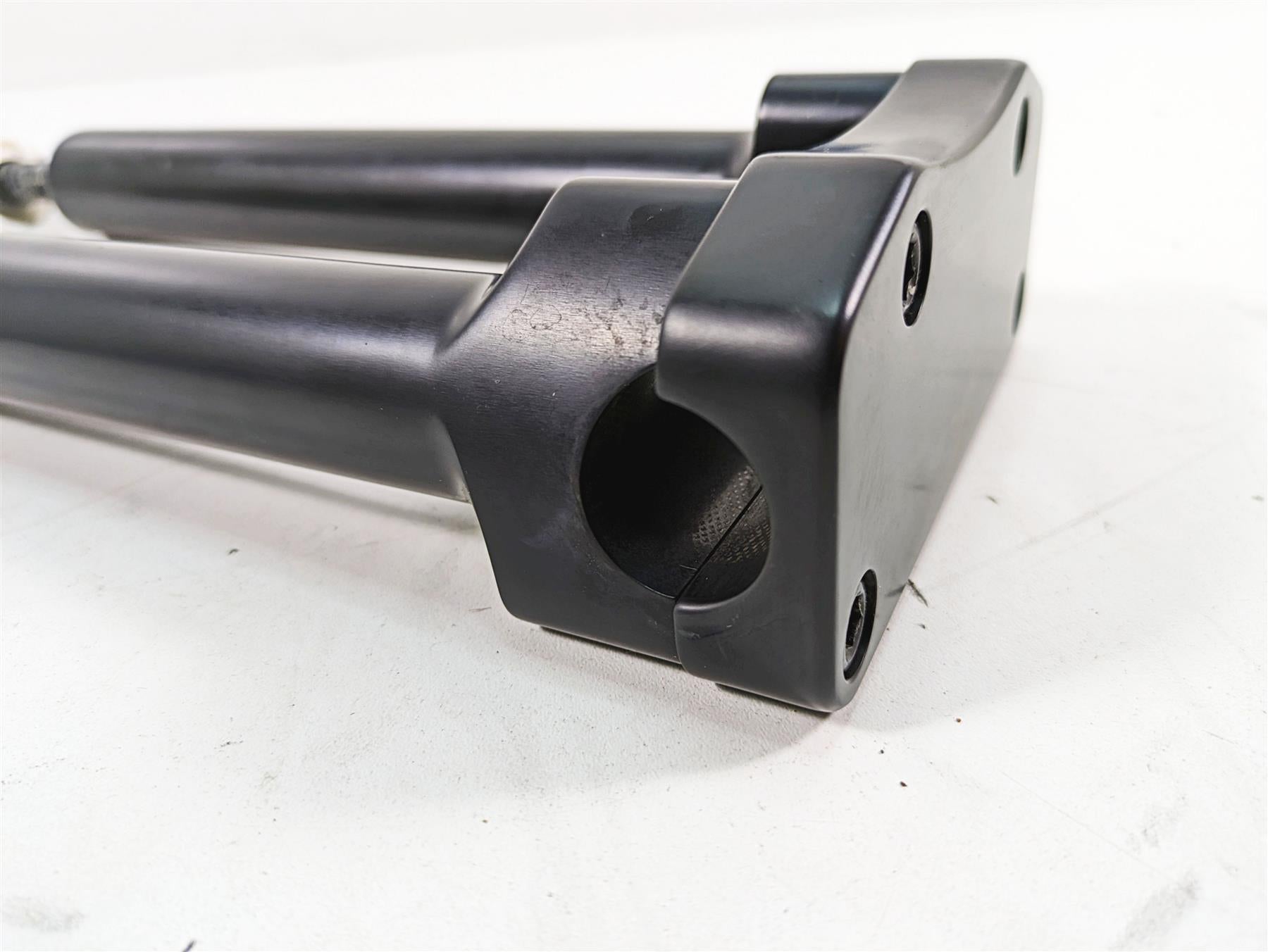 2009 Harley FXDF Dyna Fat Bob 9.5" Handlebar Handle Bar Riser Holder {{ shop.shopifyCountryName }} - Mototech271