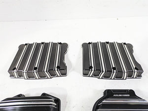 2015 Harley Touring FLHXS Street Glide Arlen Ness Engine Tranny Cover Set 03-963