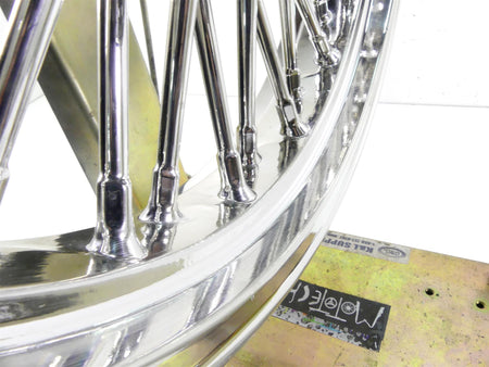 2017 Harley Softail FXSB Breakout Chrome Front Wheel Rim Fat Spoke 21x3.5 {{ shop.shopifyCountryName }} - Mototech271