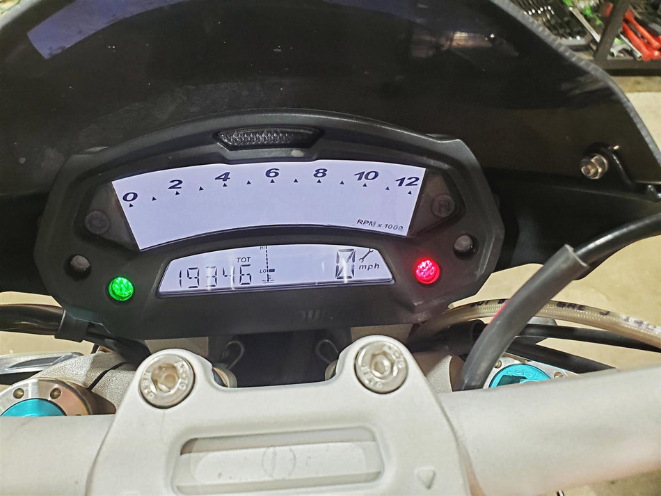 2009 Ducati Monster 1100 S Speedometer Gauge 19K Ignition Switch Key 40610703A {{ shop.shopifyCountryName }} - Mototech271