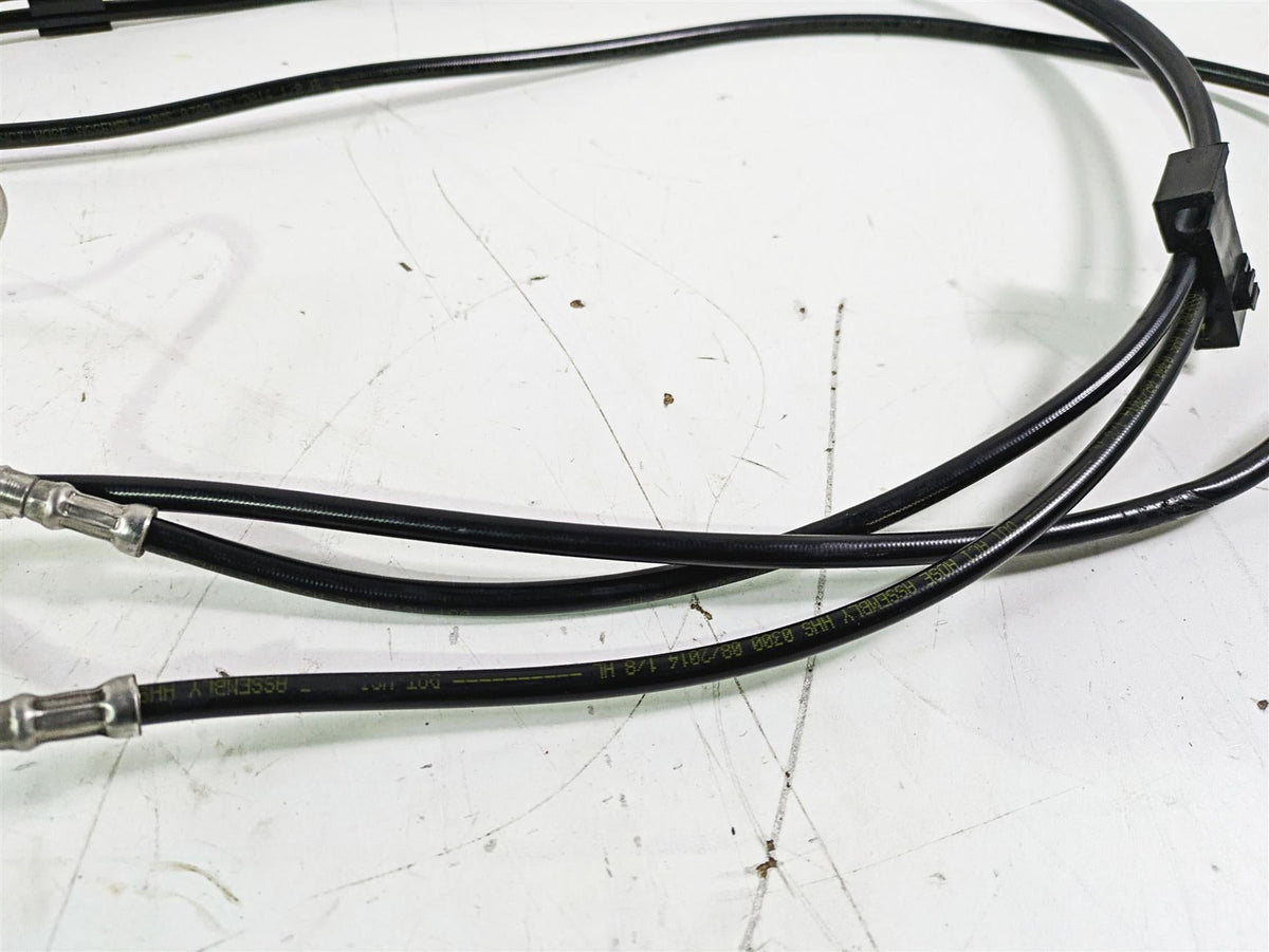 2015 Harley Touring FLHTKL E -Glide Low Front Abs Brake Line Hose Set 41800544 {{ shop.shopifyCountryName }} - Mototech271