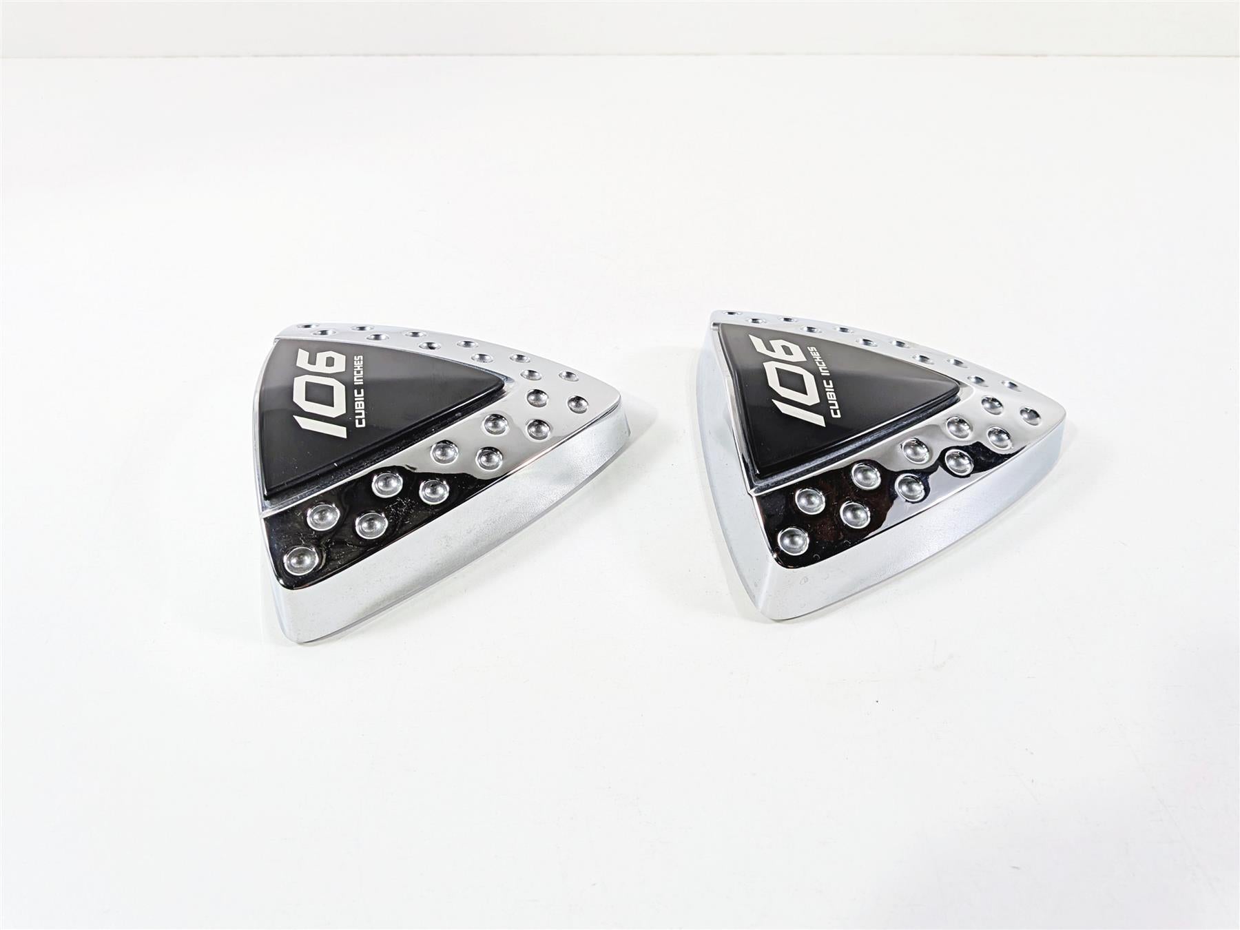 2013 Victory Vision Tour Left Right Triangle Chrome Side Cover Set 5245659 {{ shop.shopifyCountryName }} - Mototech271