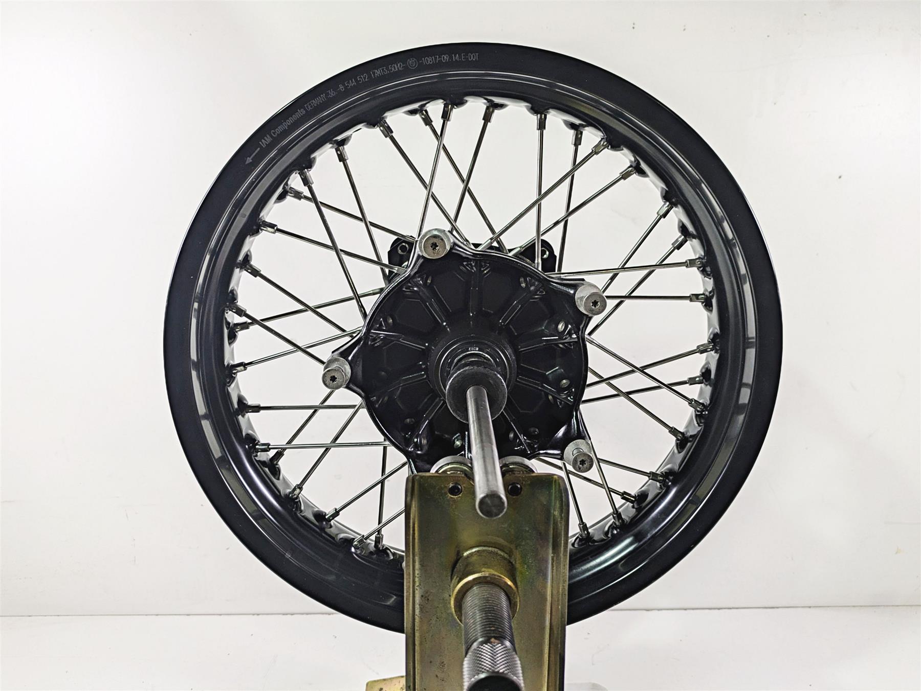 2015 BMW R nineT K21 17x3.5 Front Wheel Black Spoke Rim - Wobble 36318546108 36318544512 {{ shop.shopifyCountryName }} - Mototech271
